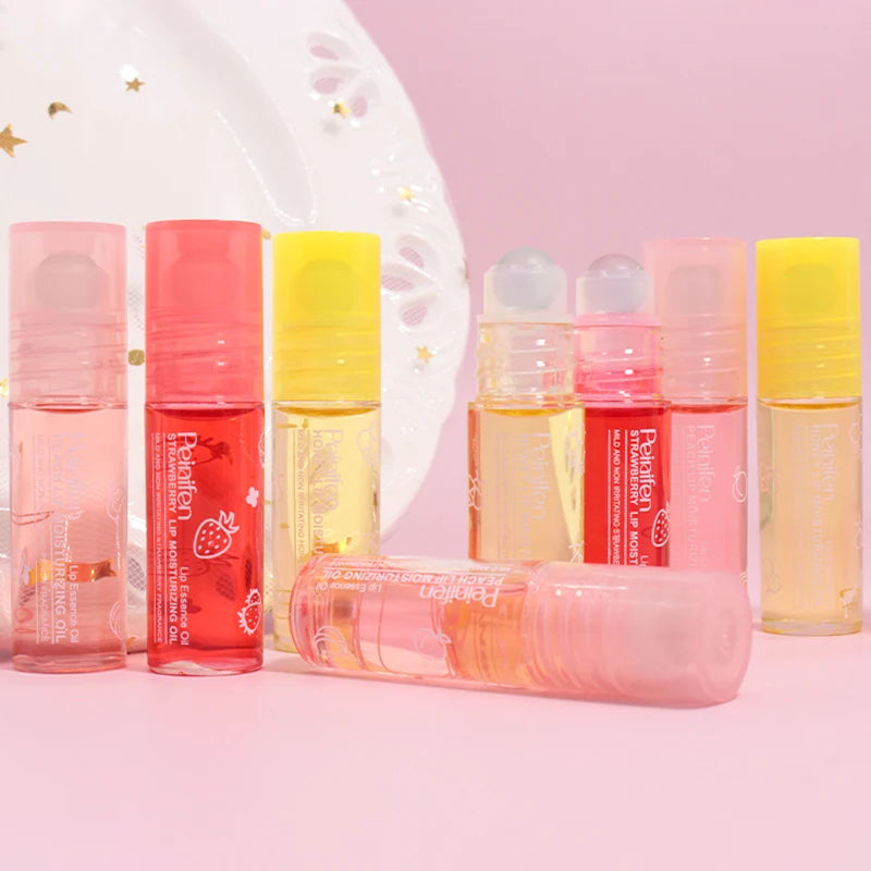 3 Pack Fruity Lip Oil Set Moisturizing Gloss and Hydrating Lip Balm - 11