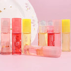 3 Pack Fruity Lip Oil Set Moisturizing Gloss and Hydrating Lip Balm