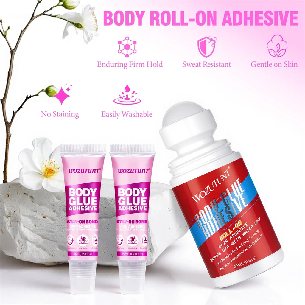Wozutunt Body Glue Skin Adhesive for Clothing and Lingerie