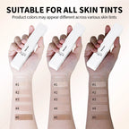 Dual-Ended Waterproof Foundation Stick with Built-in Brush