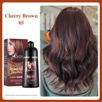 Organic Ginger Hair Blackening Shampoo 500ml Permanent Color Dye