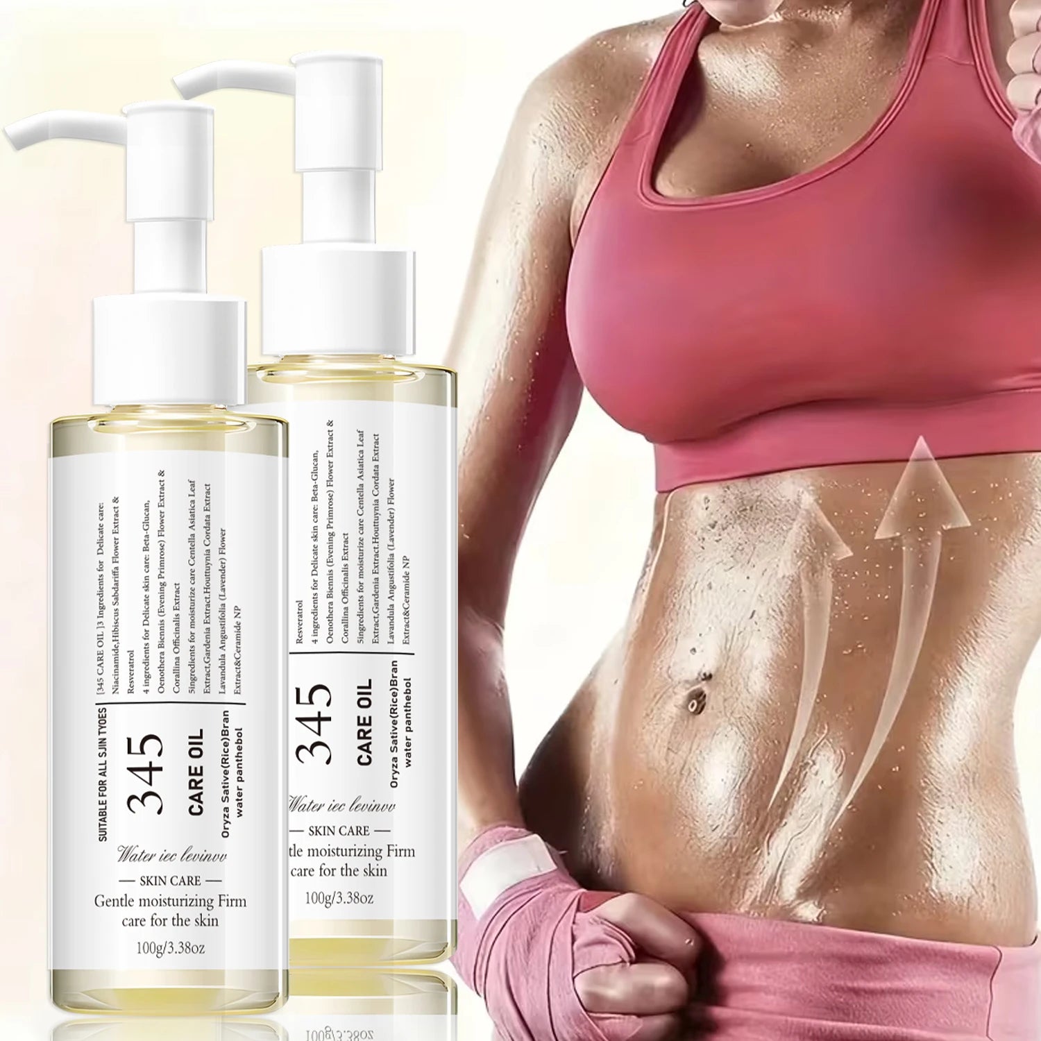 Hyaluronic Acid Body Oil Firming Moisturizer with Ceramide Rice Protein - 2