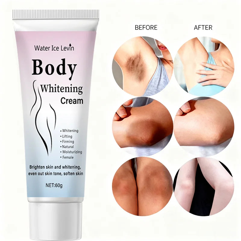 Water Ice Levin Body Whitening Cream Brightening Moisturizer 120g Pack