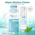 Foaming Aligner and Retainer Cleaner for Fresh Breath