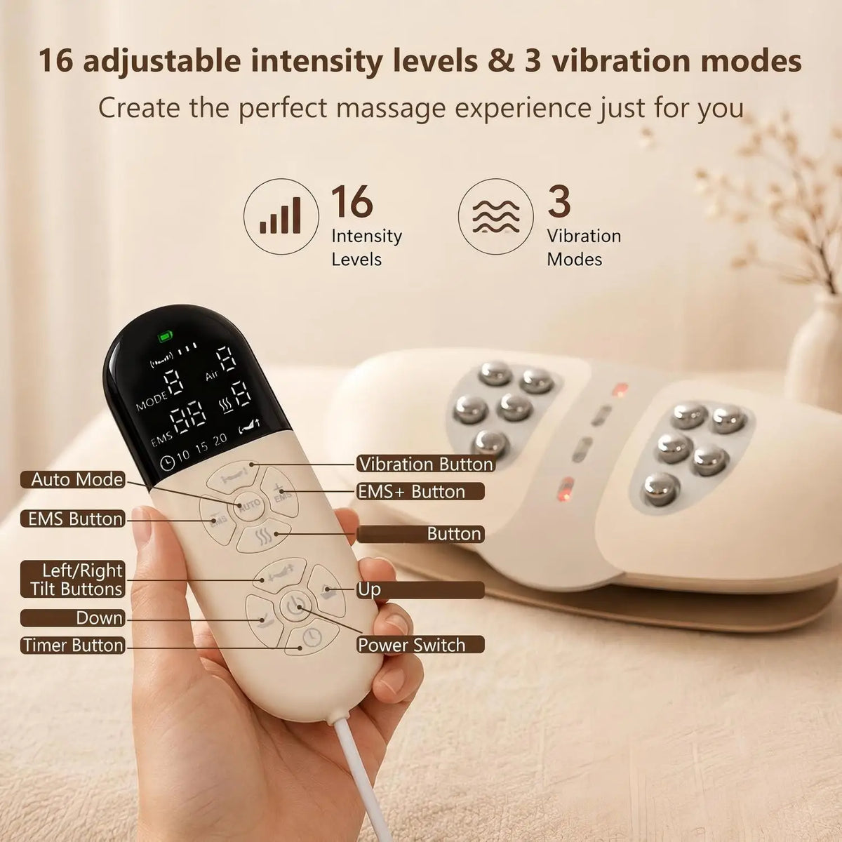 Electric Lumbar Traction and Back Massage Stretcher