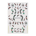Festive Christmas Cartoon Nail Art Decals
