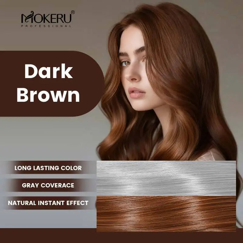 Organic Ginger Hair Blackening Shampoo 500ml Permanent Color Dye