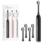 Rechargeable Sonic Electric Toothbrush with 6 Cleaning Modes