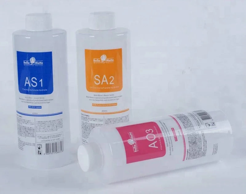 Aqua Peeling Solution Set AS1 SA2 AO3 for Hydra Dermabrasion Facial - 16