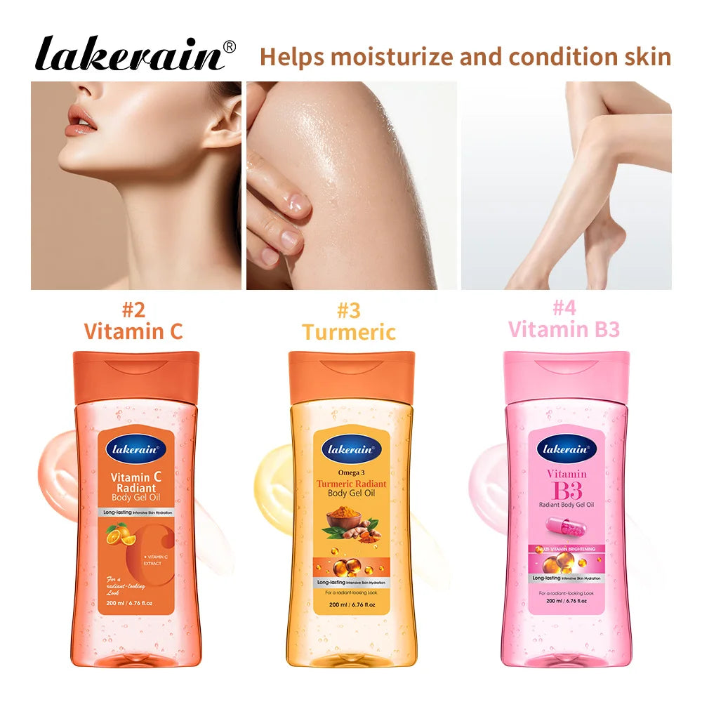 Radiant Body Gel Oil for Nourishing and Moisturizing Skin