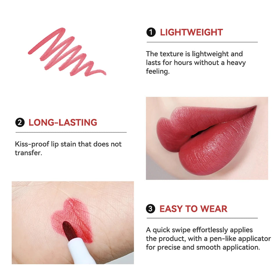Long-Lasting Dual-Ended Lip Contour and Stain Pencil