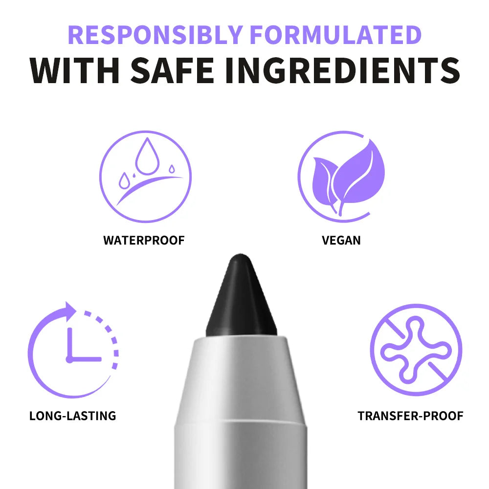 Long-Lasting Waterproof Eyeliner Pencil