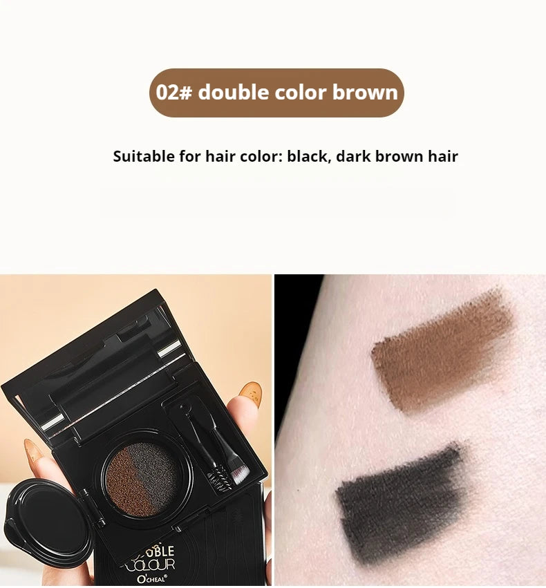 Two Tone Matte Eyebrow Cream Long Lasting Waterproof Brow Makeup