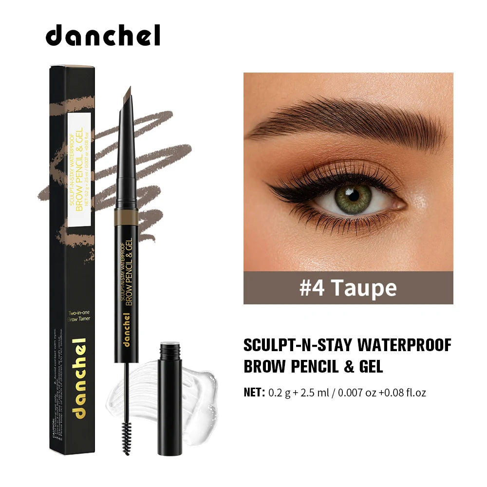 2-in-1 Waterproof Eyebrow Pencil and Sculpting Gel - 21