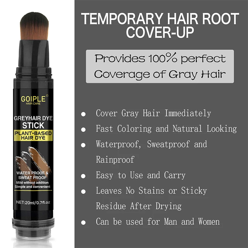 Gray Hair Dye Stick Temporary Root Touch Up Coloring Pen - 2