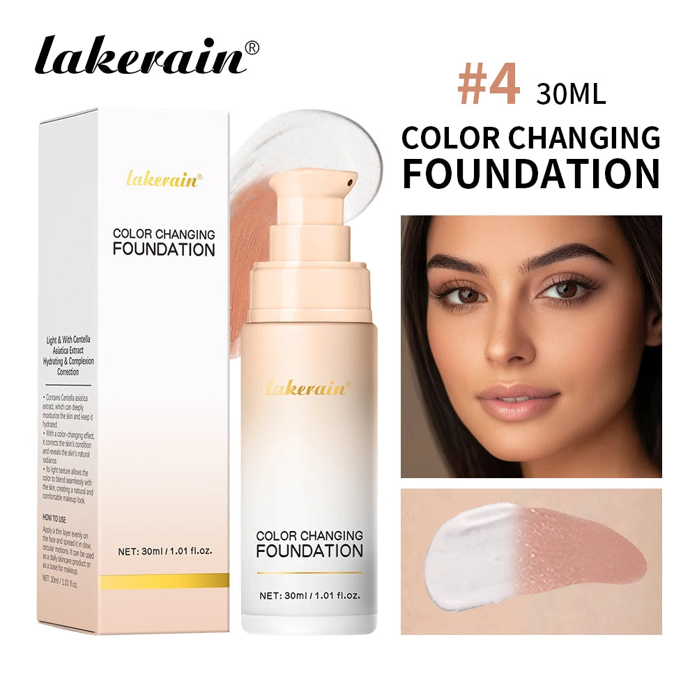 Color Changing Liquid Foundation for Radiant Skin
