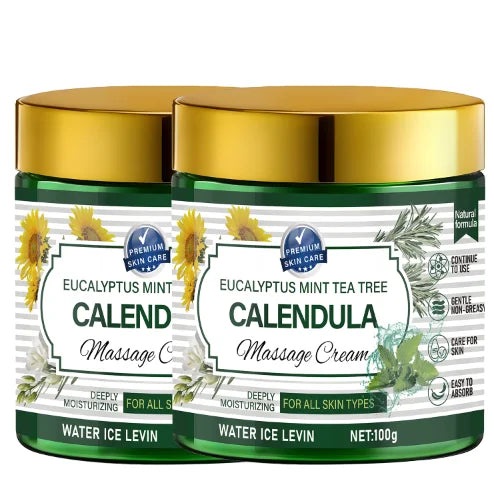 Eucalyptus Mint Calendula Massage Cream Moisturizing Body Care 100g