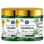 Eucalyptus Mint Calendula Massage Cream Moisturizing Body Care 100g