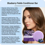 Blueberry Fields Solid Hair Conditioner Bar for Frizz Repair 60g