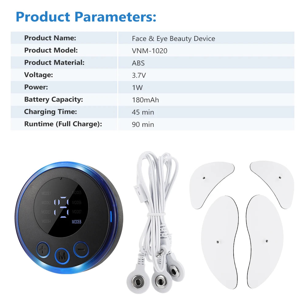 EMS Electric Eye and Facial Muscle Stimulator for Skin Lifting