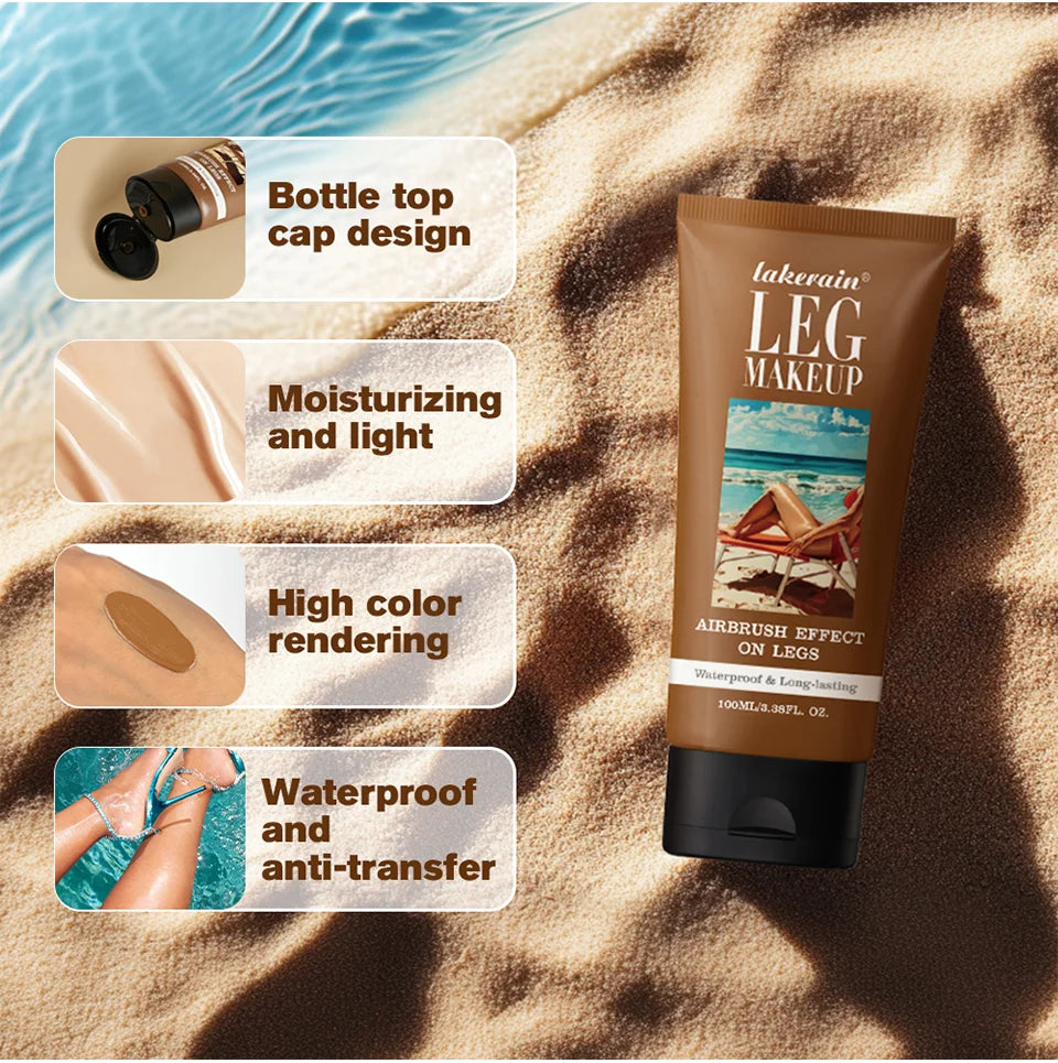 Waterproof Leg Makeup Foundation for Flawless Skin - 9