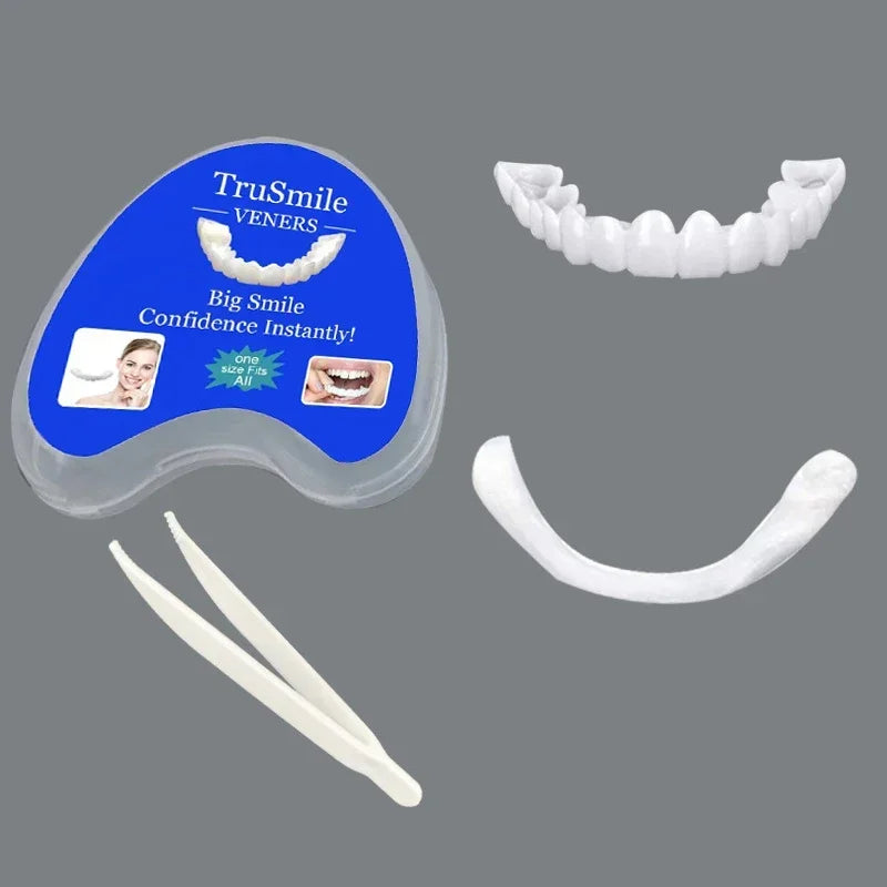 Snap-On Temporary Smile Veneers for Instant Teeth Whitening
