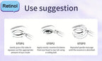 Retinol Eye Cream Roller Anti Aging Moisturizer for Dark Circles