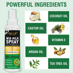 Goiple Wig Milk Spray Detangler and Hair Care Kit for Synthetic Wigs