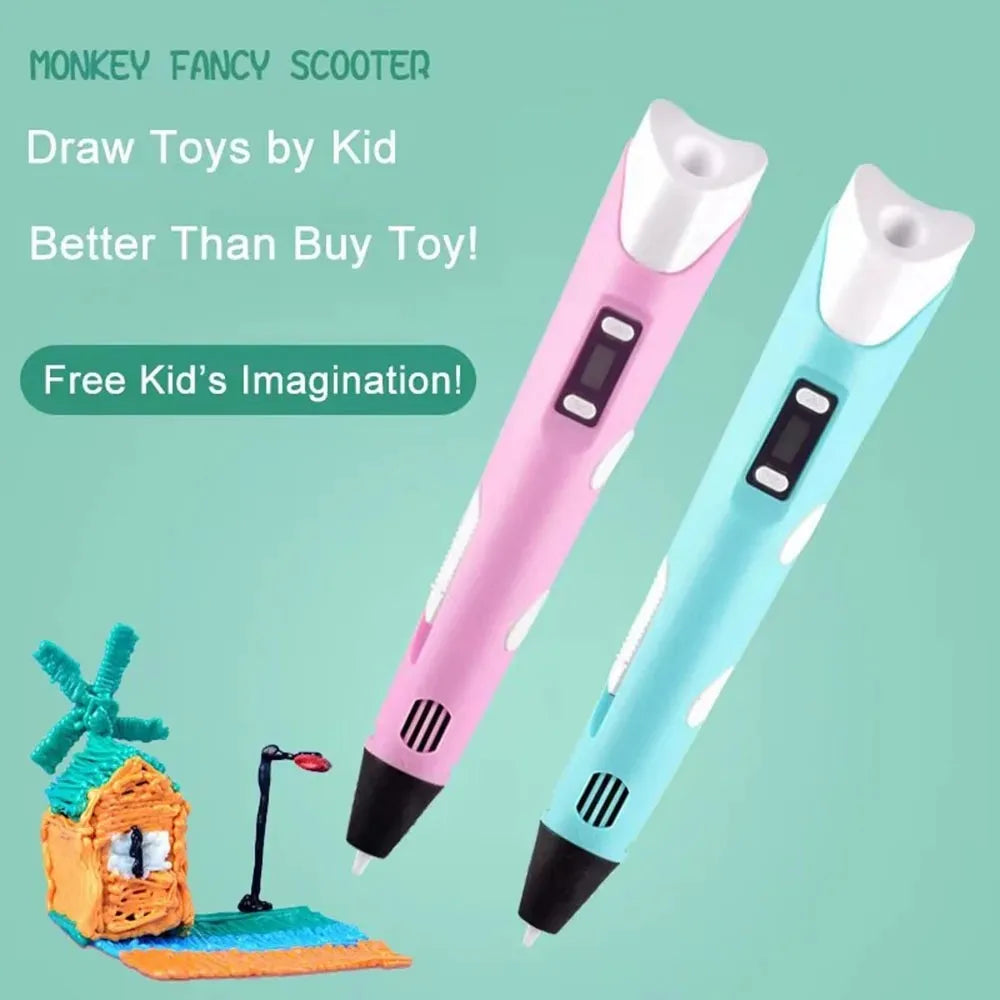 3D Printing Pen for Kids DIY Drawing Art - 1