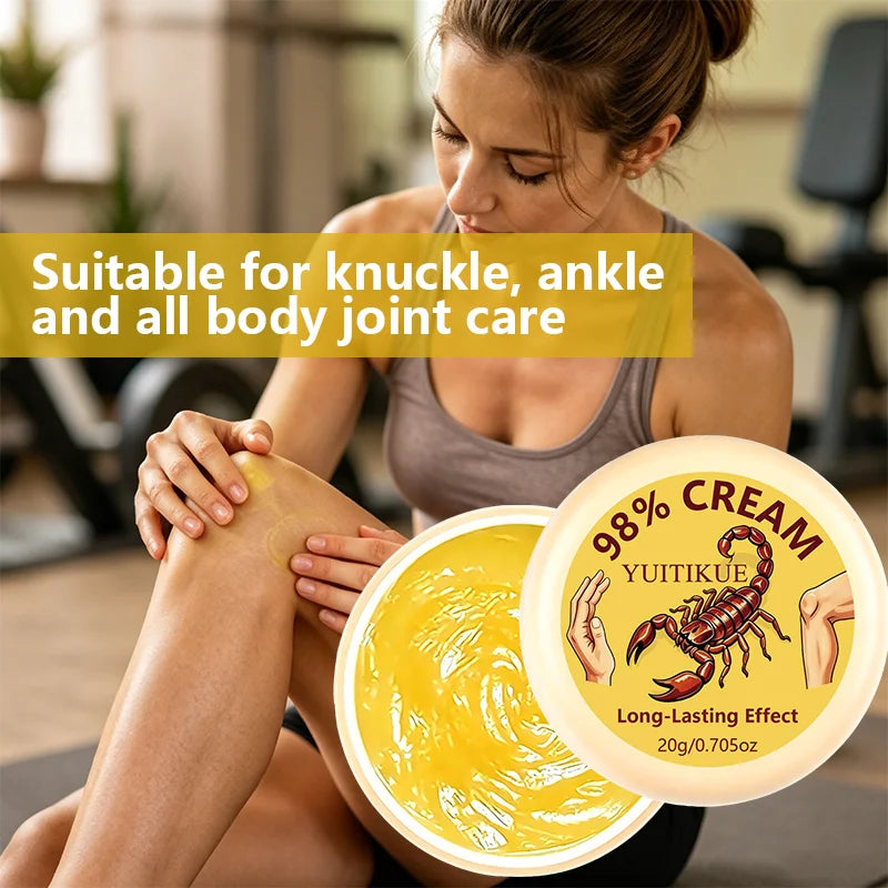 YUITIKUE Scorpion Extract Joint Relief Cream Muscle Recovery Ointment