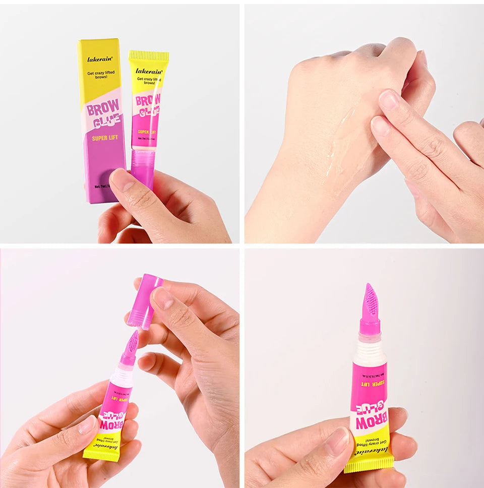 Long-Lasting Brow Lamination Gel for Defined Brows