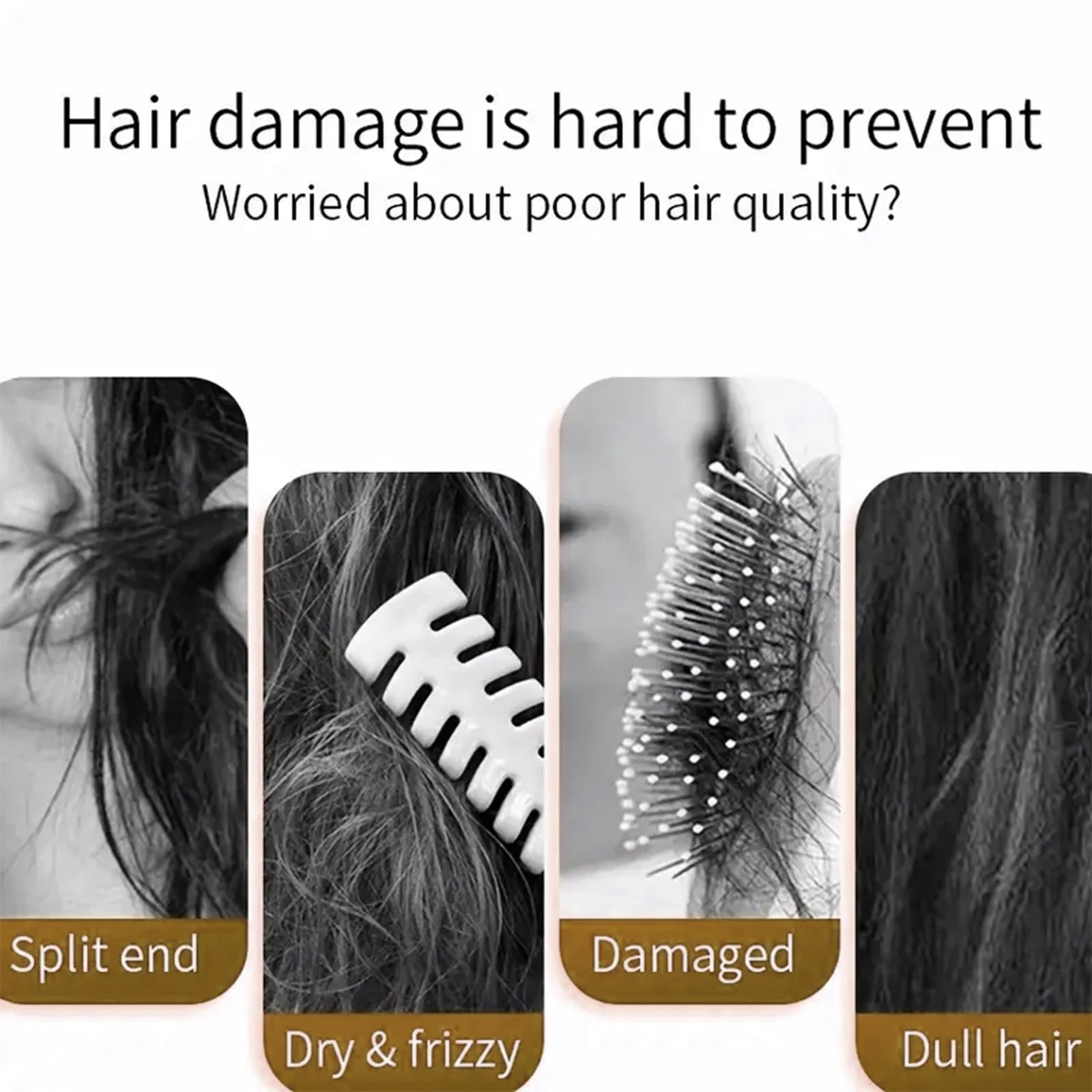Keratin Hair Mask Deep Repair Conditioner for Dry and Damaged Hair 100g - 9