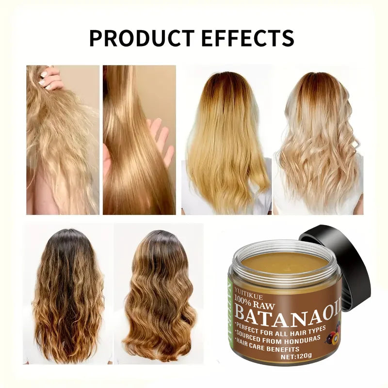 Batana Oil Hair Mask Repair Treatment for Damaged Frizzy Hair 120g