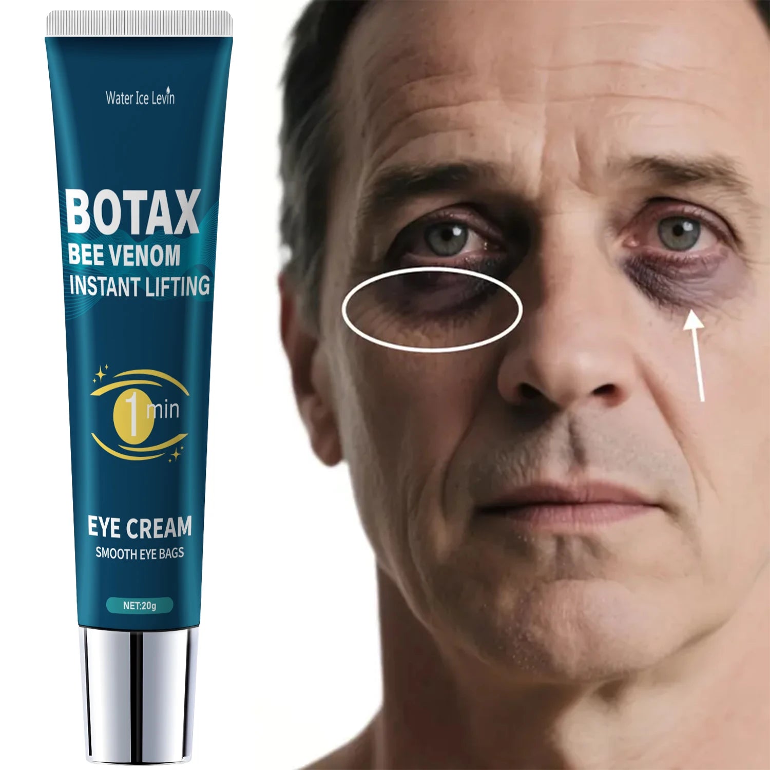 Bee Venom Instant Eye Lifting Cream Anti Aging Dark Circle Remover - 1