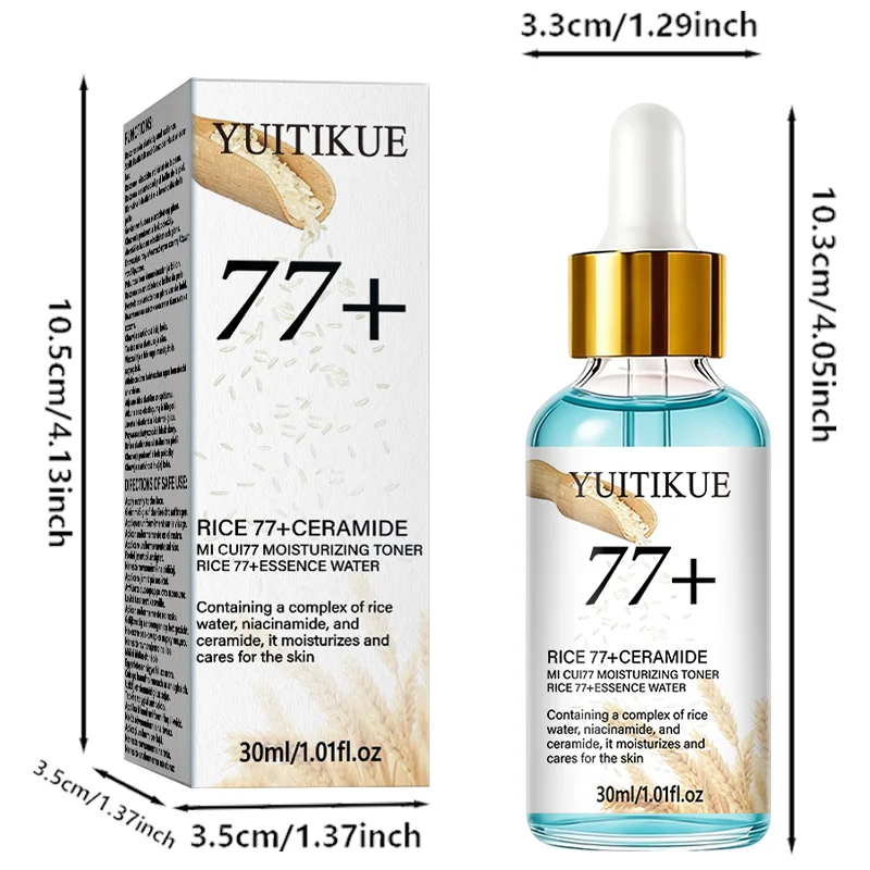 YUITIKUE Rice Essence Toner Ceramide Niacinamide Face Moisturizer 30ml - 14