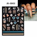 3D Christmas Cartoon Nail Art Stickers