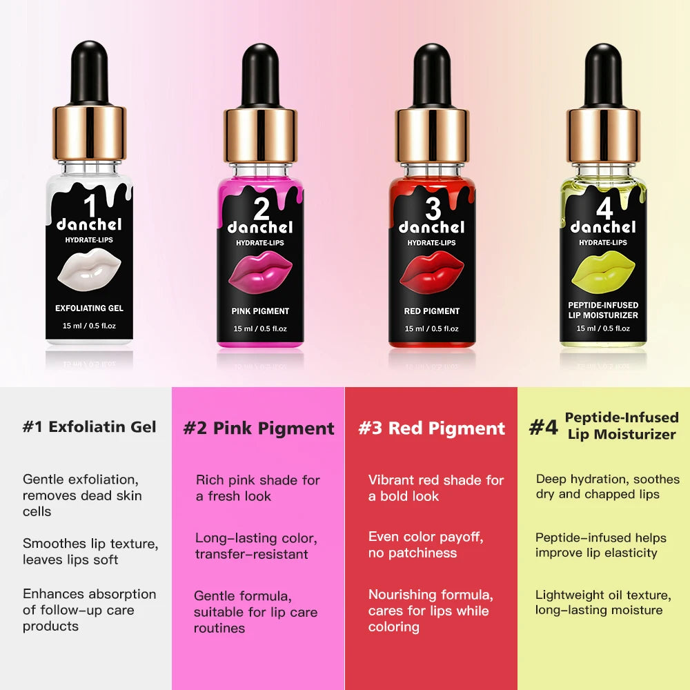 4-Step Lip Care and Tinting Treatment Set - 2