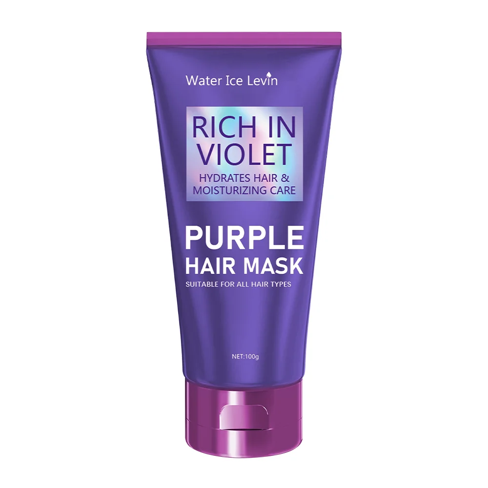 Purple Hair Mask Keratin Deep Conditioning Treatment for Damaged Hair