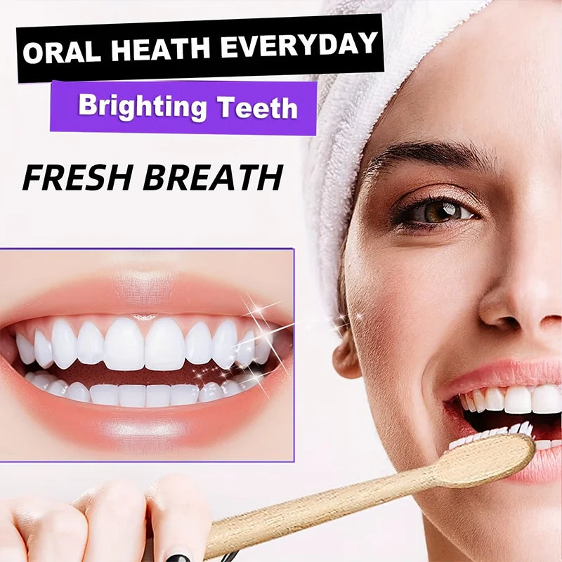 YUITIKUE Hydroxyapatite Purple Toothpaste Teeth Whitening Oral Care
