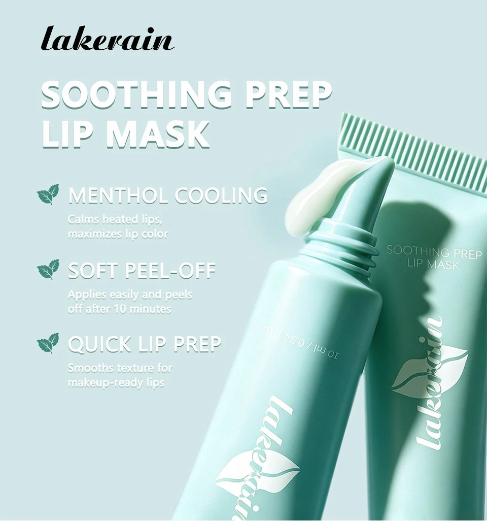 Cooling Peel-Off Hydrating Lip Mask for Dry Chapped Lips