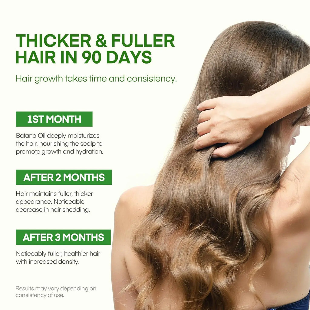 Batana Oil Hair Growth Treatment Natural Split End Repair Serum
