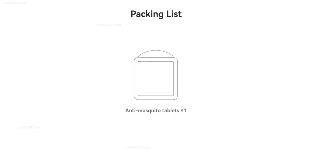 Mijia Smart Mosquito Repellent 2 Replacement Tablet Anti-Mosquito Refill