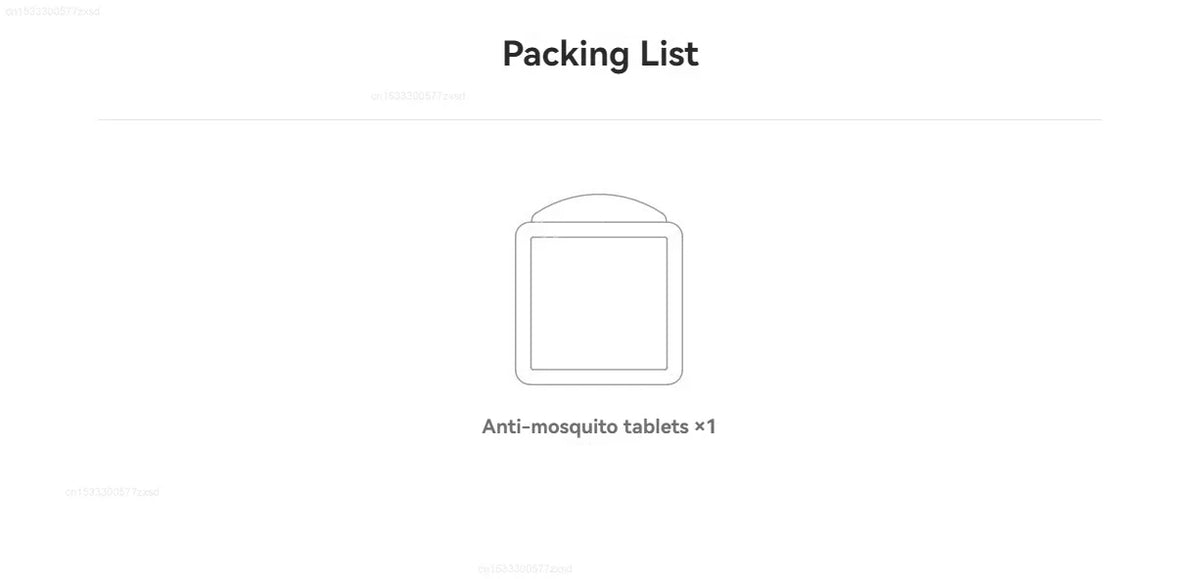 Mijia Smart Mosquito Repellent 2 Replacement Tablet Anti-Mosquito Refill