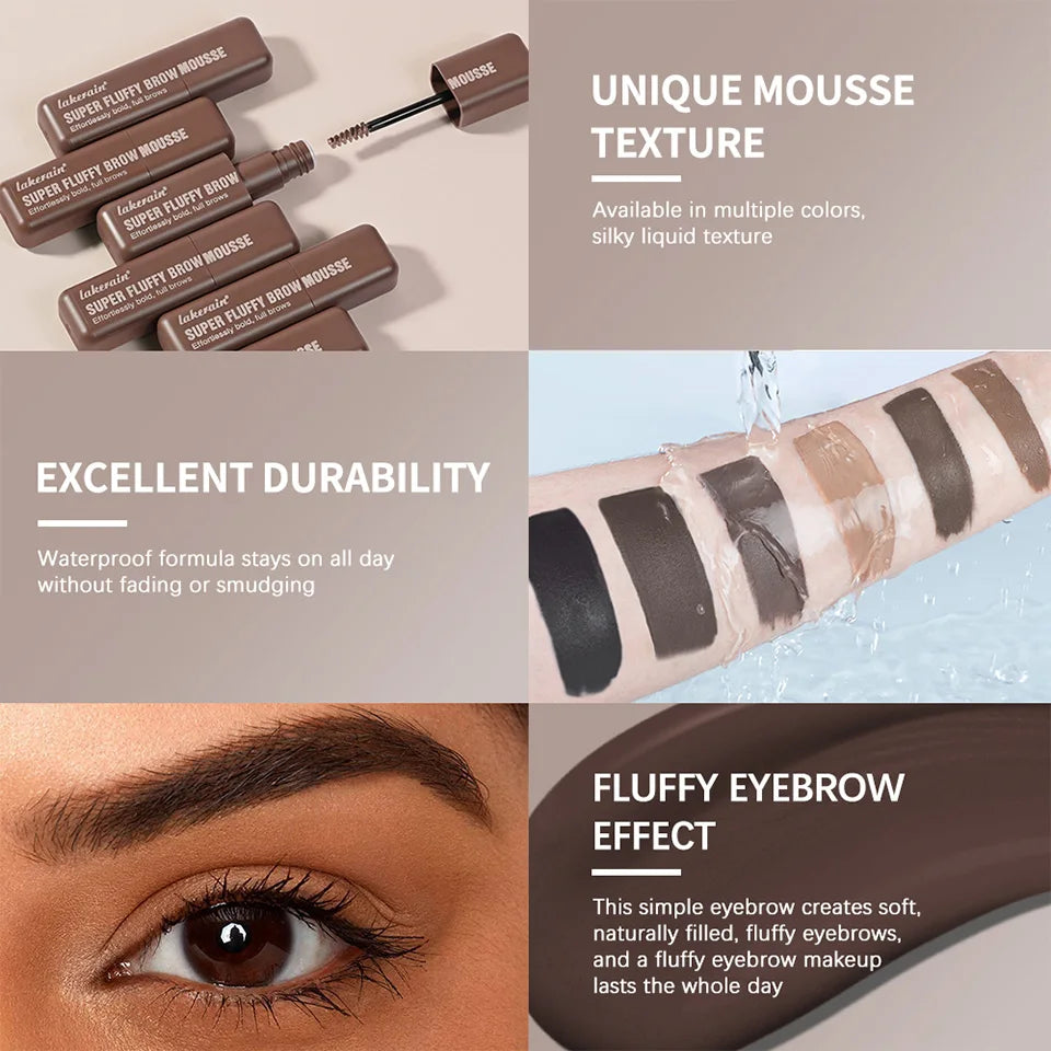Volumizing Eyebrow Mousse Gel for Fuller Brows - 8