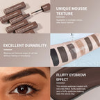 Volumizing Eyebrow Mousse Gel for Fuller Brows