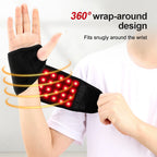 Infrared Red Light Therapy Wrist Brace for Joint Pain Relief