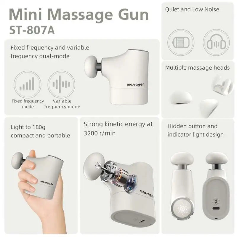 Portable Deep Tissue Percussion Muscle Massage Gun
