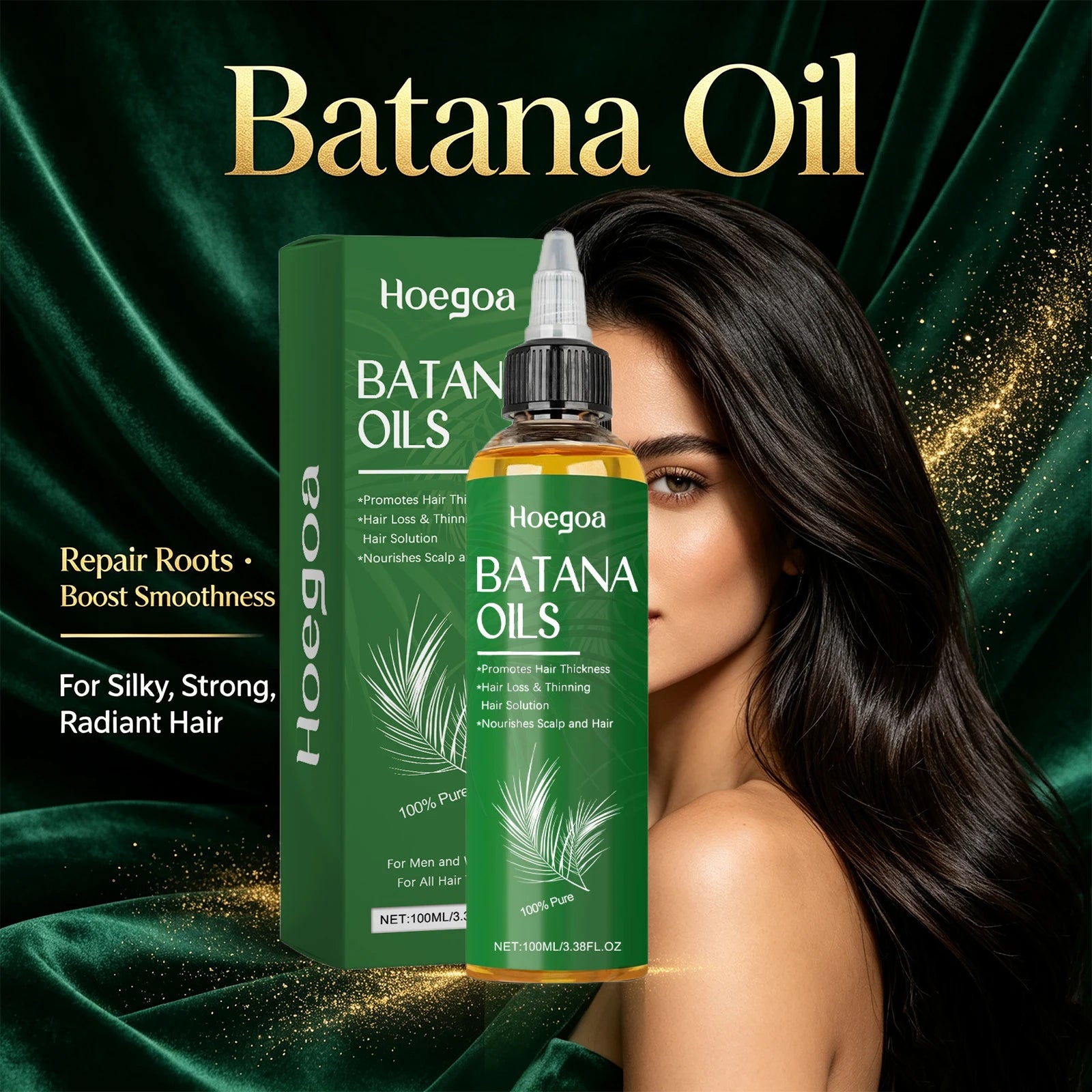 Pure Batana Oil for Hair Growth and Scalp Nourishment - 1