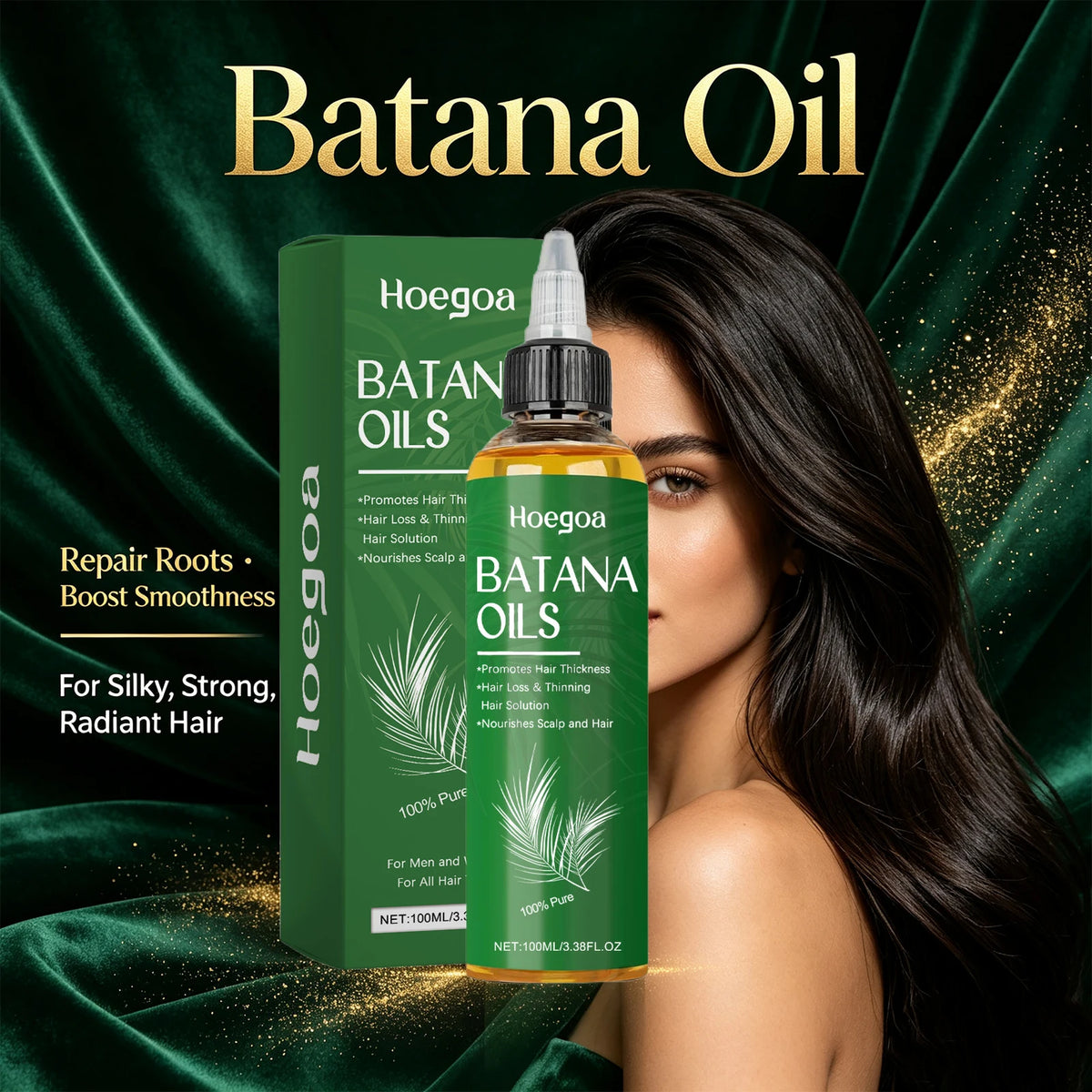 Pure Batana Oil for Hair Growth and Scalp Nourishment