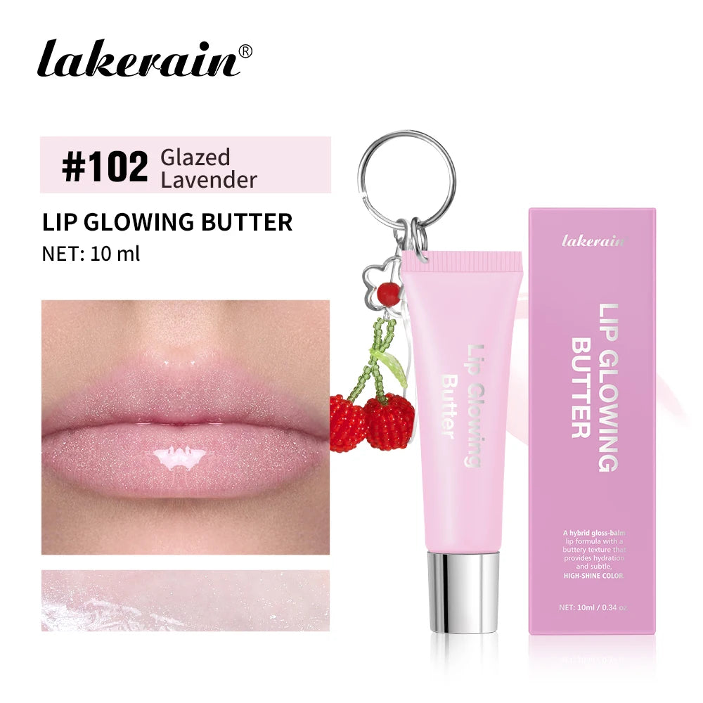 Hydrating Lip Gloss with Keychain for On-the-Go Shine - 21
